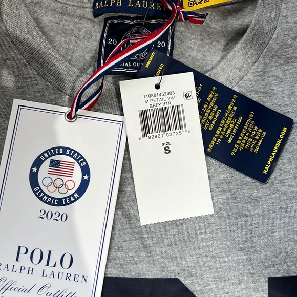 Limited Edition Polo Ralph Lauren Team USA Olympic T Shirt Mens - Picture 7 of 7